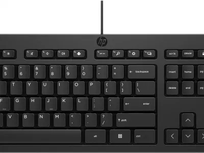 TECLADO HP 125 ALAMBRICO NEGRO, vista 3